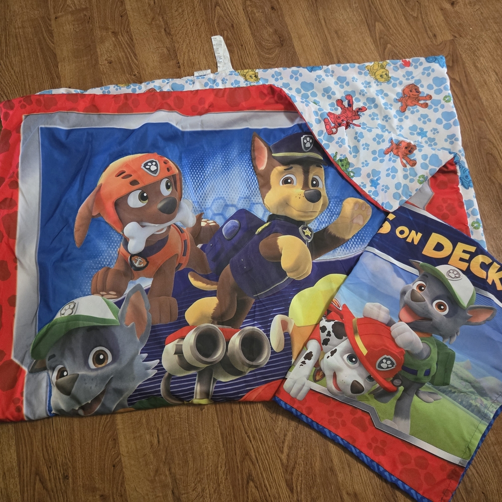Nickelodeon Paw Patrol Toddler Bed Reversible Comforter